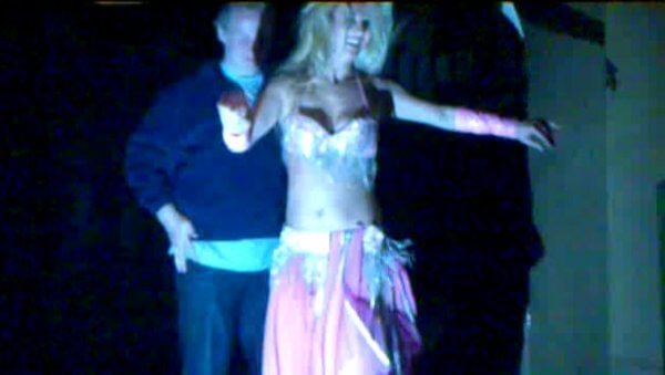 Monty with a bellydancer in Istanbul 2010